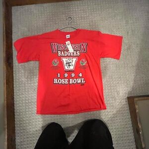 Wisconsin Badgers Red 1994 Rose Bowl T-Shirt